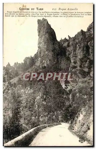 Ansichtskarte AK Gorges du Tarn Roque Auiguille