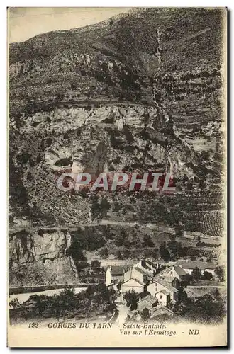 Cartes postales Gorges Du Tarn Sainte Enimie Vue sur L Ermitage