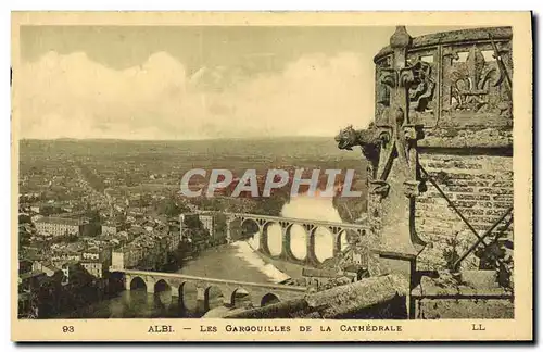 Ansichtskarte AK Albi Les Gargouilles De La Cathedrale