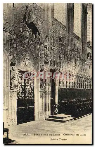 Cartes postales Albi La Cathedrale Ste Cecile Porte laterale du Choeur