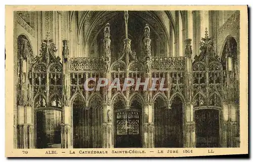 Cartes postales Albi La Cathedrale Ste Cecile Le Jube