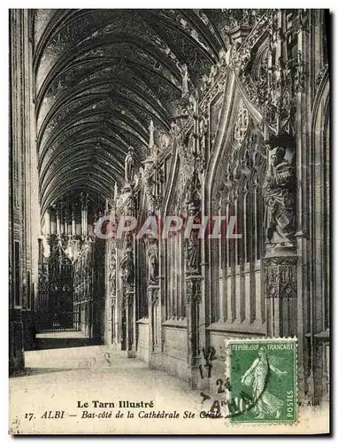 Cartes postales Albi Bas Cote de la Cathedrale Ste Cecile
