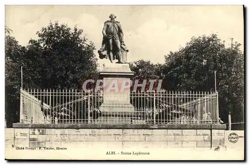 Cartes postales Albi Statue Laperouse
