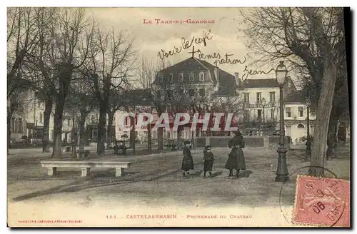 Cartes postales Castelsarrasin Promenade du chateau