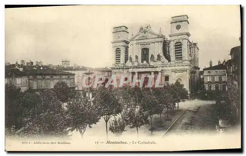 Cartes postales Montauban La Cathedrale