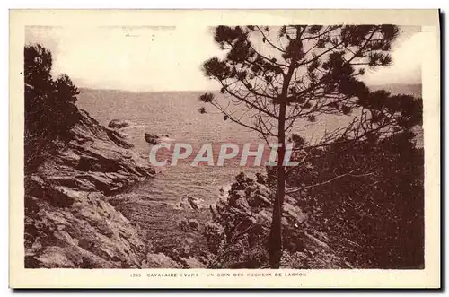 Cartes postales Cavalaire Un coin des rochers de Lacron