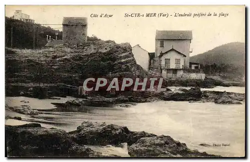 Cartes postales St Cyr Mer L endroit prefere de la plage