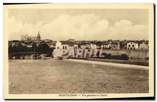 Cartes postales Montauban Vue Generale sur Sapiac