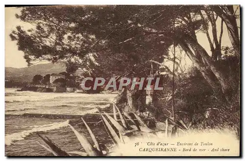 Cartes postales Carqueiranne Bord de Mer Environs de Toulon