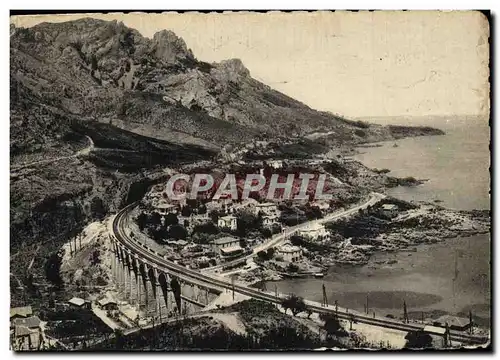 Cartes postales moderne Antheor Route de la corniche d or Le viaduc du chemin de fer