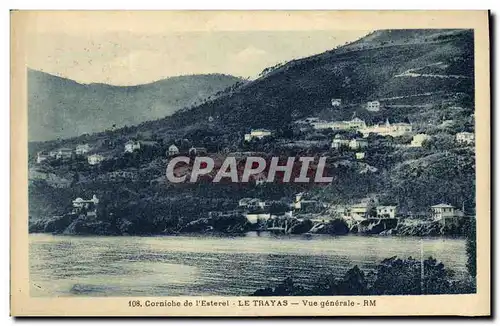 Cartes postales Le Troyas Vue Generale Corniche de l Esterel