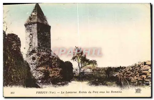 Cartes postales Frejus La Lanterne Entree du Port sous les Romains