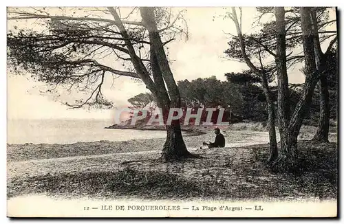 Cartes postales Ile De Porquerolles La Plage d Argent