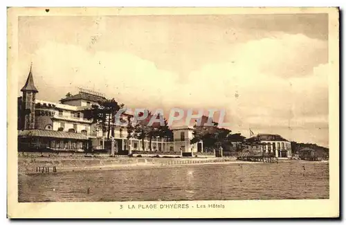 Cartes postales Hyeres La Plage Les Hotels