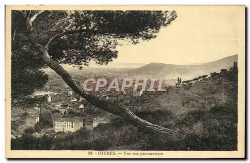 Ansichtskarte AK Hyeres Une vue Panoramique