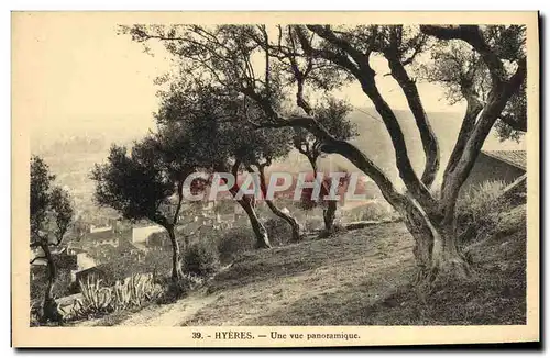 Cartes postales Hyeres Une Vue Panoramique