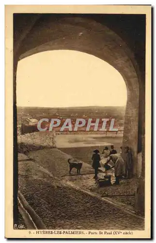 Cartes postales Hyeres Les Palmiers Porte St Paul