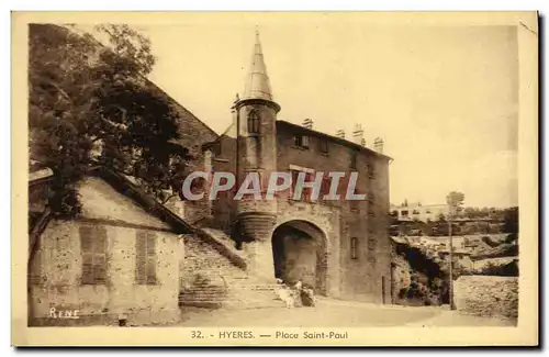 Cartes postales Hyeres Place Saint Paul