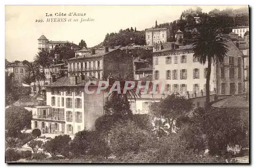 Cartes postales Hyeres et ses Jardins