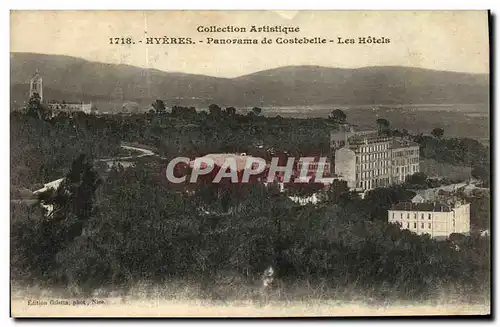 Ansichtskarte AK Hyeres Panorama de Costebelle Les Hotels