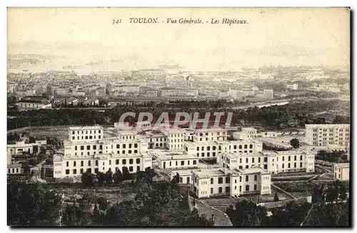 Cartes postales Toulon Vue Generale Les Hopitaux