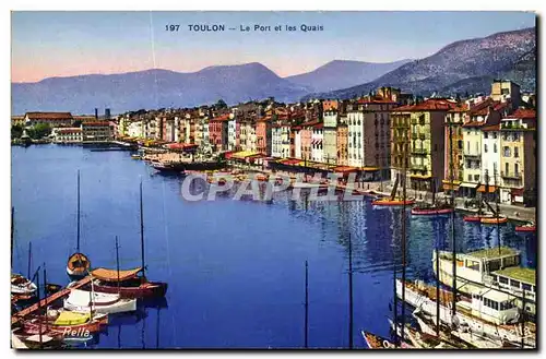 Cartes postales Toulon Le Port et les Quais