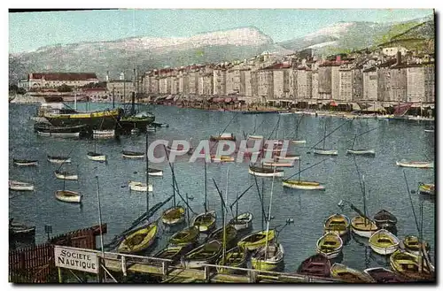 Cartes postales Toulon Le port et le quai de Constadt