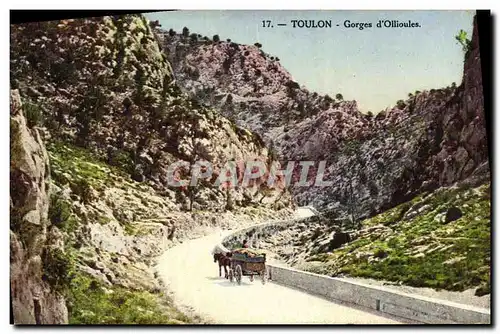 Cartes postales Toulon Gorges d Oilioules