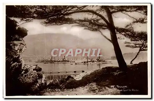 Cartes postales Toulon Vue sur la rade Bateaux