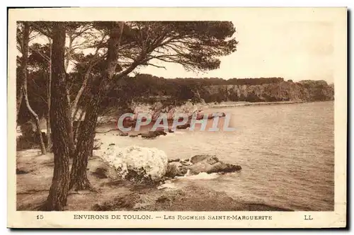 Cartes postales Toulon Les Rochers Sainte Marguerite