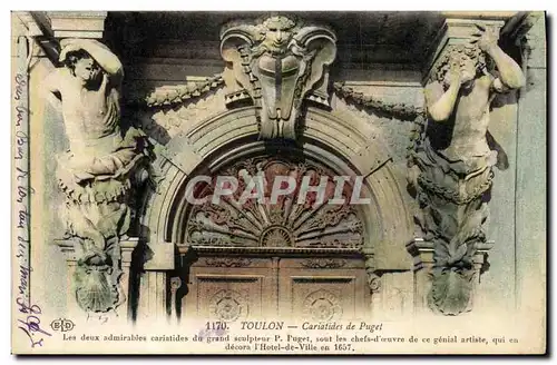 Cartes postales Toulon Cariatides de Puget