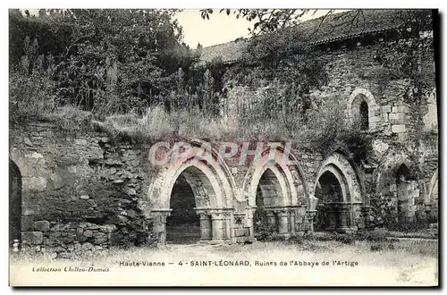 Ansichtskarte AK Saint Leonard Ruines de L Abbaye de L Artige