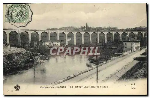 Cartes postales Saint Leonard Le Viaduc Environs de Limoges