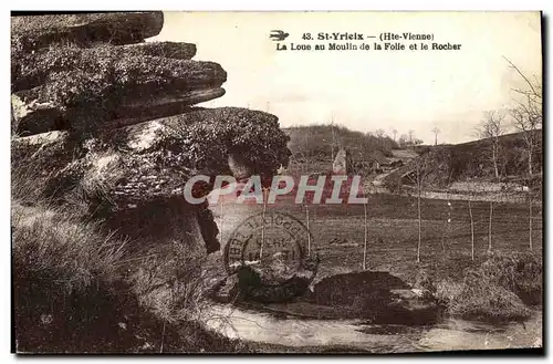 Ansichtskarte AK St Yrieix La Loue au Moulin de la Folie et le Rocher