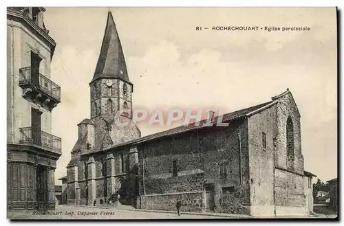 Cartes postales Rochechouart Eglise Paroissiale