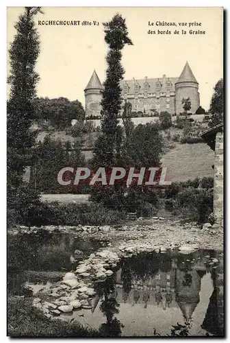 Cartes postales Rochechouart Le Chateau Vue Prise des Bords de la Graine