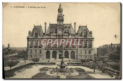 Cartes postales Limoges L Hotel de Ville