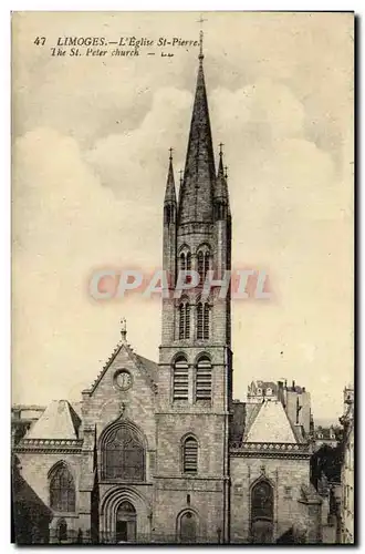 Cartes postales Limoges L Eglise St Pierre