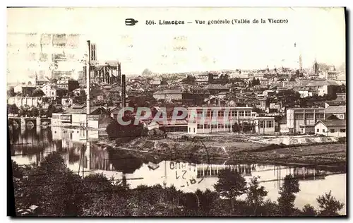 Ansichtskarte AK Limoges Vue Generale de la Vienne