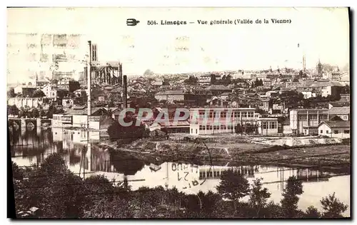 Cartes postales Limoges Vue Generale de la Vienne