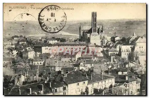 Cartes postales Limoges Vue Panoraminue Cathedrale