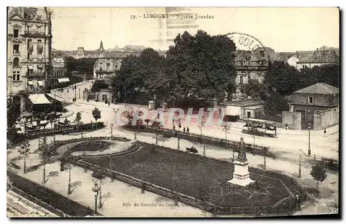 Ansichtskarte AK Limoges Square Jourdan