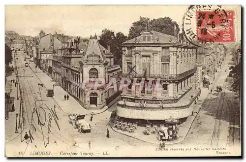 Cartes postales Limoges Carrefour Tourny