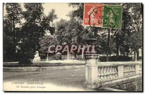 Cartes postales Limoges Jardin d Crsay