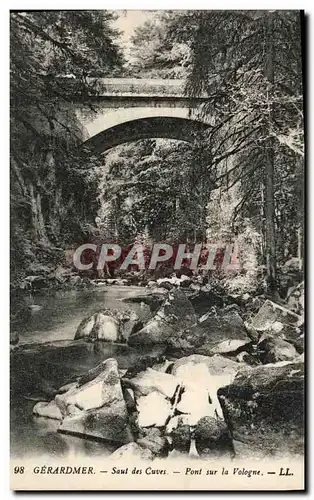 Cartes postales Gerardmer Saut des Cuves Pont sur la Vologne