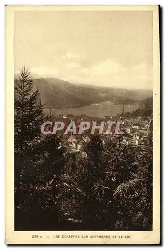 Ansichtskarte AK Gerardmer Une Echappee sur Gerardmer Le Lac