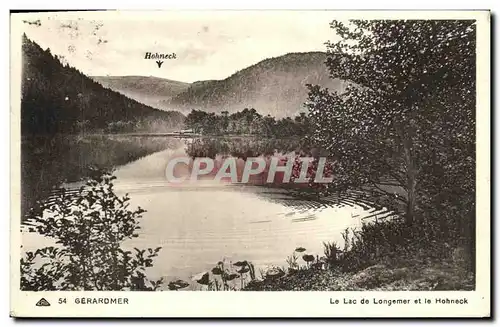 Cartes postales Gerardmer Le Lac de Longemer et le Hohneck