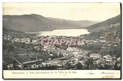 Ansichtskarte AK Gerardmer Vue panoramique de la Ville et du Lac