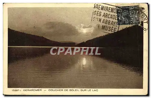 Cartes postales Gerardmer Coucher De Soleil Sur Le Lac