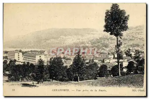 Ansichtskarte AK Gerardmer Vue prise de la Rayee